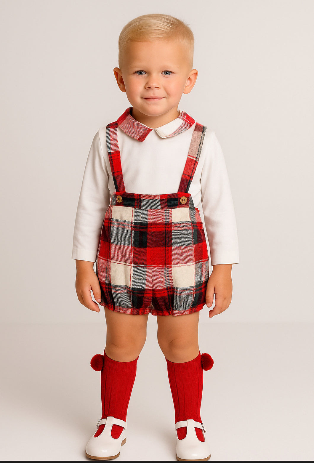 Boys Deolinda Hbar Tartan Set
