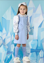 Load image into Gallery viewer, A DEE
A Dee On Ice Prya Satin Printed Sleeve Dress - Ice Blue