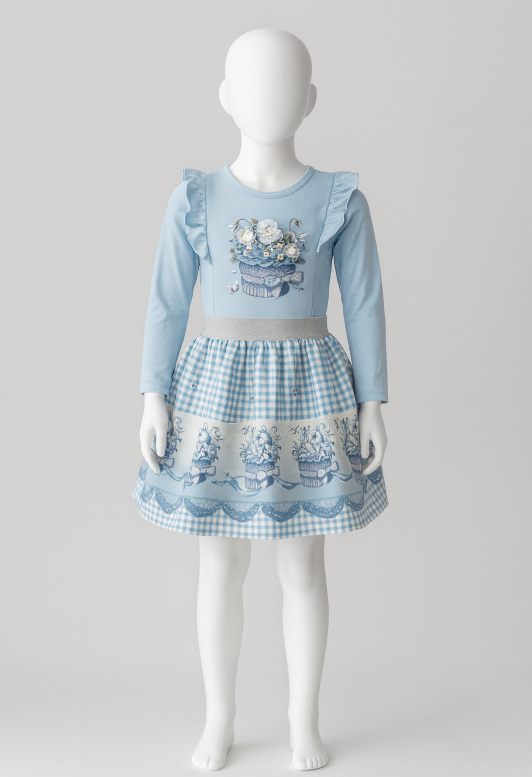 Giorgio Bambini Skirt Set - Baby Blue