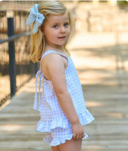 Load image into Gallery viewer, Rapife Girls Checked Short Set - Blue 💙
