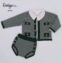 Load image into Gallery viewer, Pre-Order Rahigo Boys 3 Piece Jam Pant Set with Socks - Green