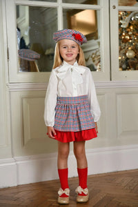 Babine Girls Pom Pom Skirt Set