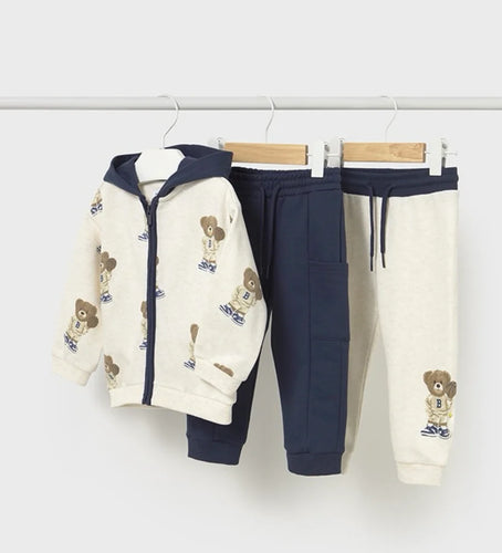 MAYORAL BEAR 3 PIECE TRACKSUIT
