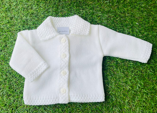 Dandelion Unisex Baby Knitted Cardigan- Cream