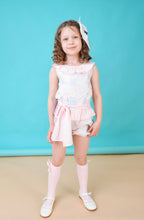 Load image into Gallery viewer, Babine Girls Pink Pastels Tiles Jumpsuit