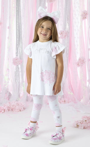 A Dee Clara Legging Set - bright White