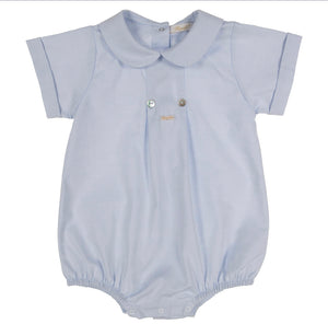 Rigola Baby Boys Organic Linen Romper - Sky Blue