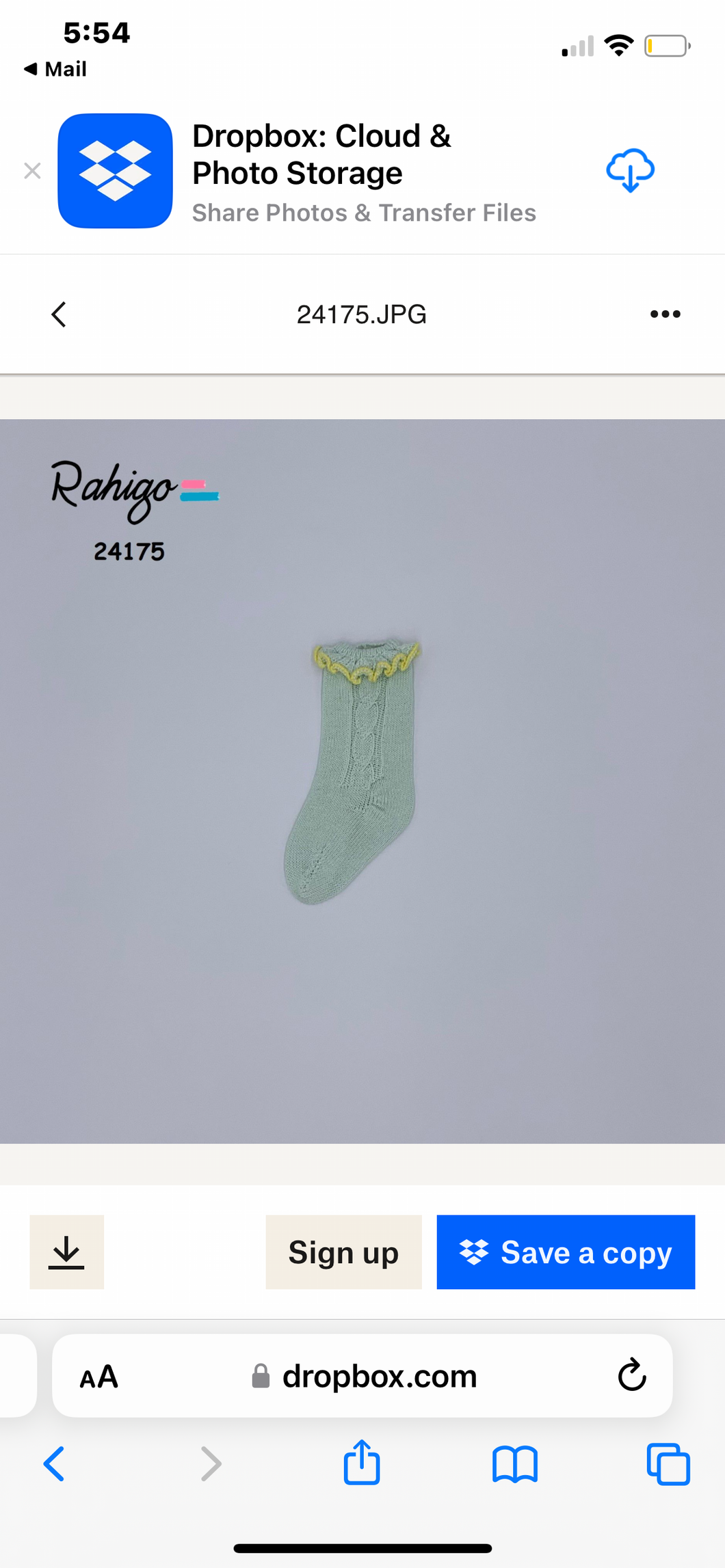 Rahigo Girls Socks