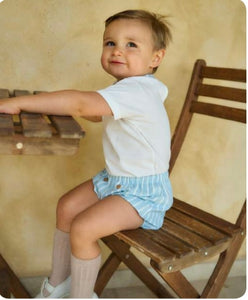 Rapife Boys Blue Stripped Jam Pant Set
