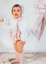 Load image into Gallery viewer, Babine Nutcracker Baby Girls Pink Romper