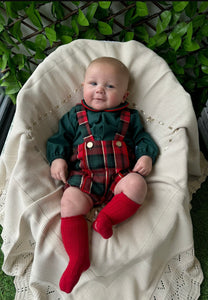 Babine Baby Boys Tartan H Bar Set