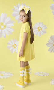A Dee Danica T Shirt Dress - Bright Yellow