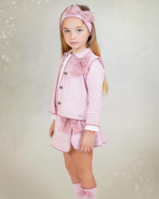 Load image into Gallery viewer, Order Rahigo Girls Four Piece Skirt Set with Socks - Pink (Headband sold separately)