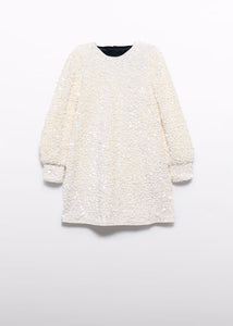 Abel & Lula Girls Sequined Flared Dress
