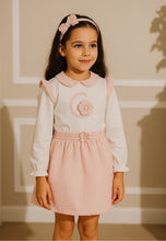 Load image into Gallery viewer, CHIC By Deolinda Girls Pink Chiffon &amp; Tweed Girls Puffball Skirt Set