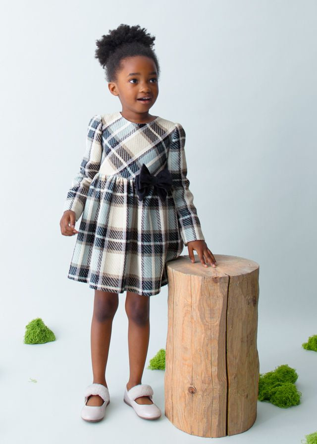 AW25 Girls Mayoral Dress - Navy