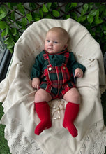 Load image into Gallery viewer, Babine Baby Boys Tartan H Bar Set