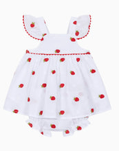 Load image into Gallery viewer, Deolinda Pavlova Strawberry Dress &amp; Bloomers