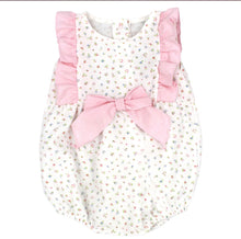 Load image into Gallery viewer, Rapife Summer Baby Girls Floral Ruffle Romper - Rose Pink