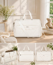 Load image into Gallery viewer, Mayoral Ivory Logo Baby Changing Bag - Cream