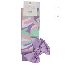 Load image into Gallery viewer, A Dee Noelle Pastel Print Knee High Socks - Lilac