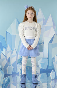 A DEE
A Dee On Ice Prinny Pheonix Faux Fur Skirt Set & Gilet - Iced Blue