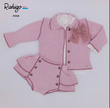 Load image into Gallery viewer, Rahigo Girls 3 Piece Set with Socks - Pink                        (Bow not Included)