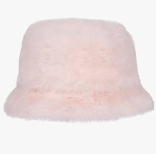 Load image into Gallery viewer, A DEE
Abstract Teddy Sylvia Faux Fur Bucket Hat - Baby Pink