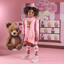 Load image into Gallery viewer, A Dee Girls Teddy Bear Bakery Michelle Dress - Rose Pink