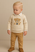 Load image into Gallery viewer, Mayoral Boys 3 Piece Camel Teddy Set