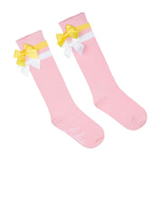 Load image into Gallery viewer, A Dee Lelli Bow Knee Socks - Pink Fairy