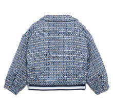 Load image into Gallery viewer, Abel &amp; Lula Girls Tweed Jacket &amp; Skirt Set - Sky Blue