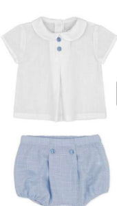 Rapife Boys Waffle Short Set - Blue