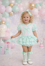 Load image into Gallery viewer, Pastels &amp; Co River Gorge Gingham Blommer Set - Mint 💚