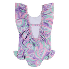 Load image into Gallery viewer, Dori Pastel Print Swimsuit - Lilac