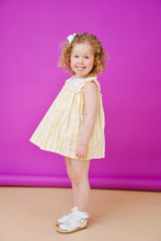 Load image into Gallery viewer, Deolinda Baby Girls Sunny Dress &amp; Bloomers - Yellow &amp; White