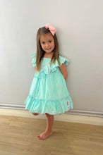 Load image into Gallery viewer, Babine Exclusive Mint &amp; Pink Puff Ball Dress