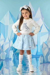 A DEE
A Dee On Ice Phillis Diamond Print Skirt Set - Snow White