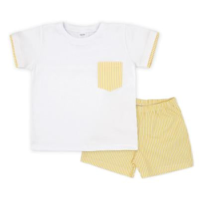 Rapife Boys Short Set - Yellow & White