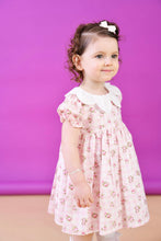 Load image into Gallery viewer, Deolinda Baby Girls Maria Pink Flower Dress and Bloomers