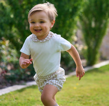Load image into Gallery viewer, Rapife Baby Boys Beige &amp; Camel Checked Jam Pant Set