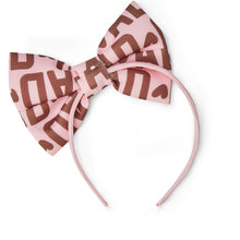 Load image into Gallery viewer, A Dee Girls Margo Headband - Pink Chocolate Brown