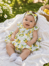 Load image into Gallery viewer, Deolinda Girls Sorrento Lemons Dress &amp; Bloomers