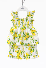 Load image into Gallery viewer, Deolinda Girls Sorrento Lemons Short Set