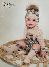 Load image into Gallery viewer, Pre-Order Rahigo Boys Romper - Camel &amp; Navy