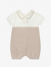 Load image into Gallery viewer, Mayoral Newborn
Baby Boys Beige Cotton Knit Collared Shortie