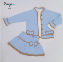 Load image into Gallery viewer, Rahigo Girls 5 Piece Set - Blue &amp; Camel