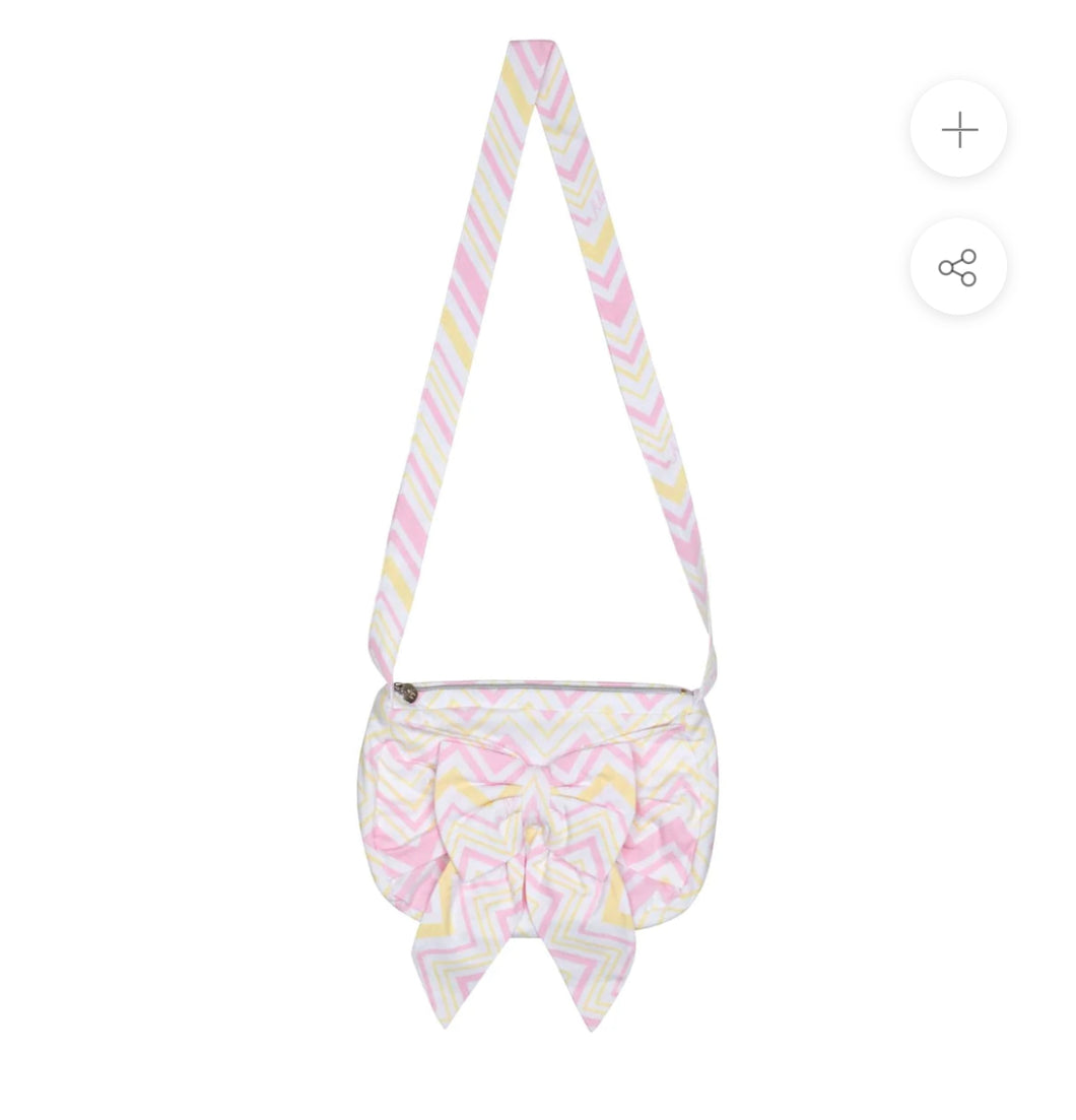 A Dee Chevron Bag - Bright White