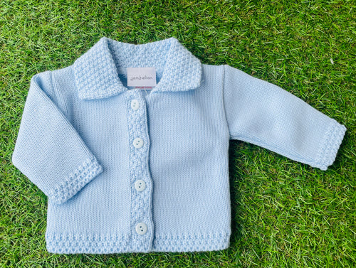 Dandelion Baby Boys Knitted Cardigan- Blue