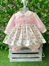 Load image into Gallery viewer, Pretty Originals Girls Smocked Bear Dress &amp; Bloomers